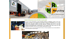 Desktop Screenshot of hr-recycling.com